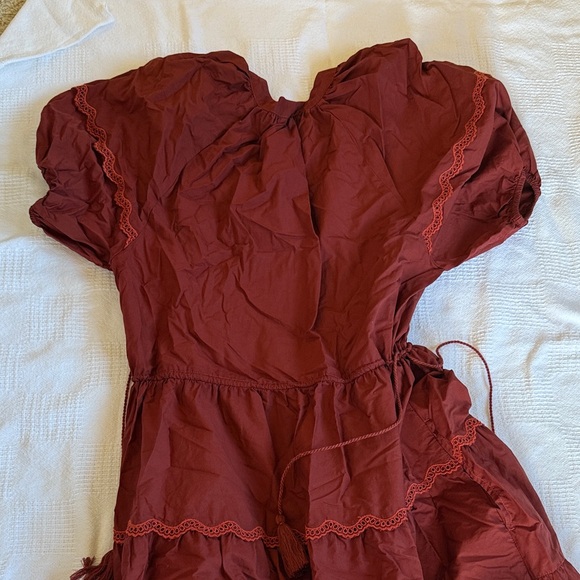 Ulla Johnson Burgundy Maxi Dress - Picture 4 of 4